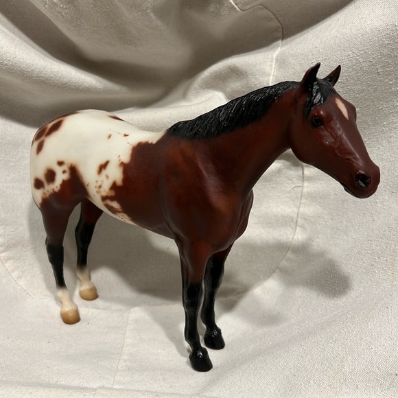 Breyer Other - RETIRED BREYER #859 FAMILY APPALOOSA STALLION BAY BLANKET STUD SPIDER